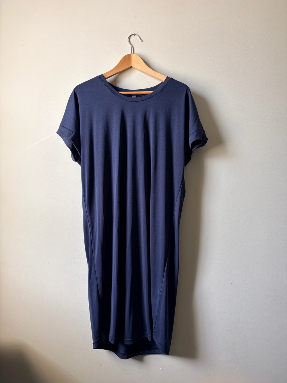 Culture Kajsa Navy Short Sleeve T-Shirt Dress